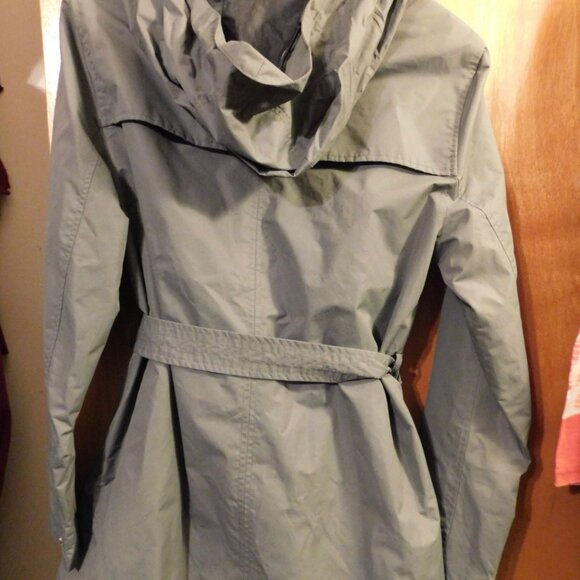 Raincoat Double Breasted Zip and Button up Hooded Pulse Large - Picture 8 of 8